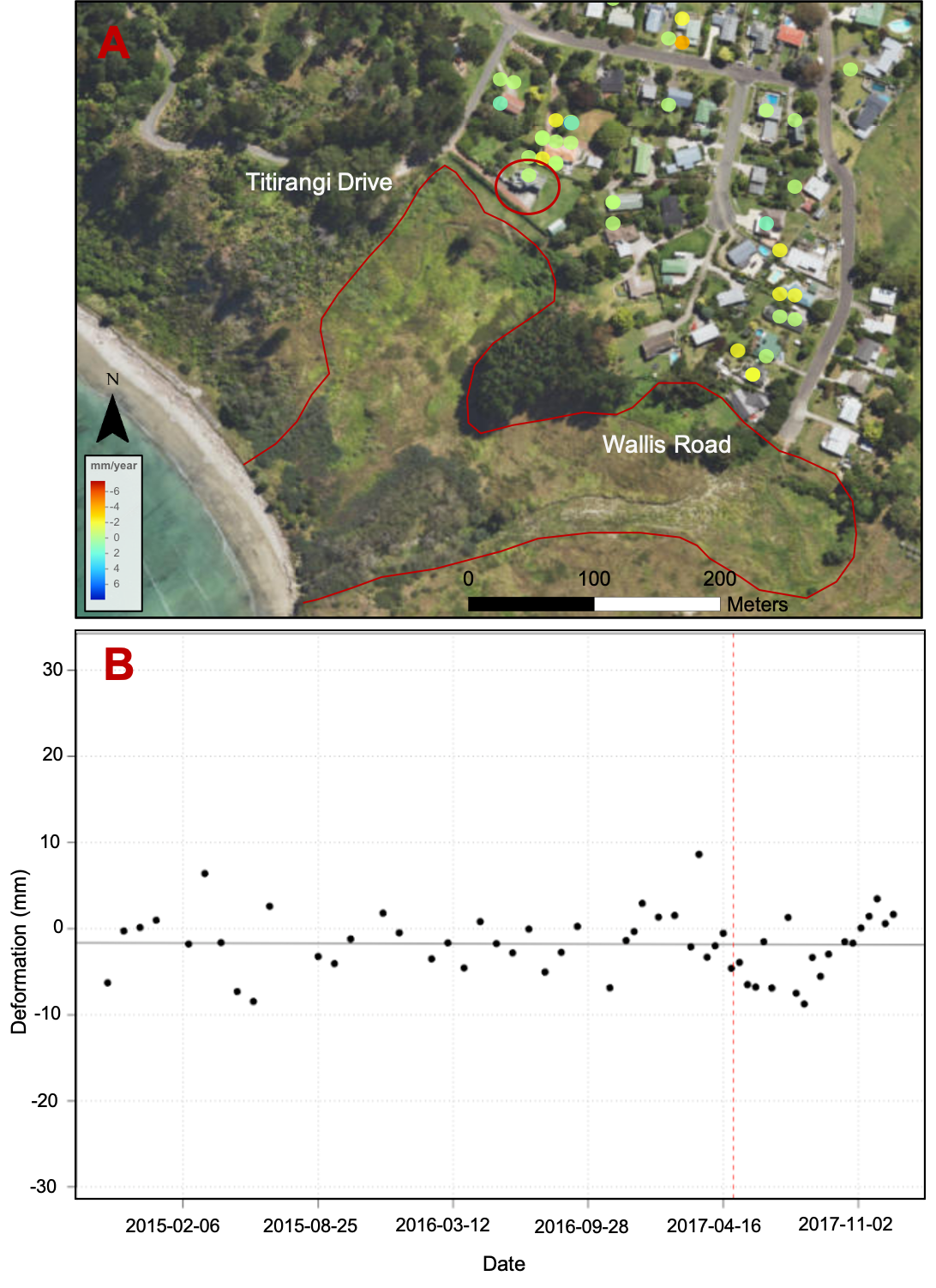A screen shot of a map Description automatically generated